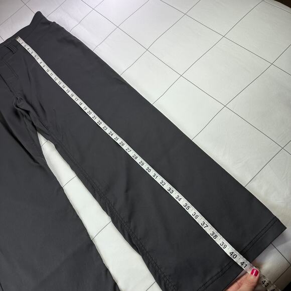 Prana Pants Mens 40x30 Slim Fit Gray Brion Nylon Blend Hiking Outdoor Gorpcore - Picture 10 of 11